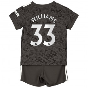 Fotbalový Dres Manchester United Williams 33 Dětské Venkovní 2020/21